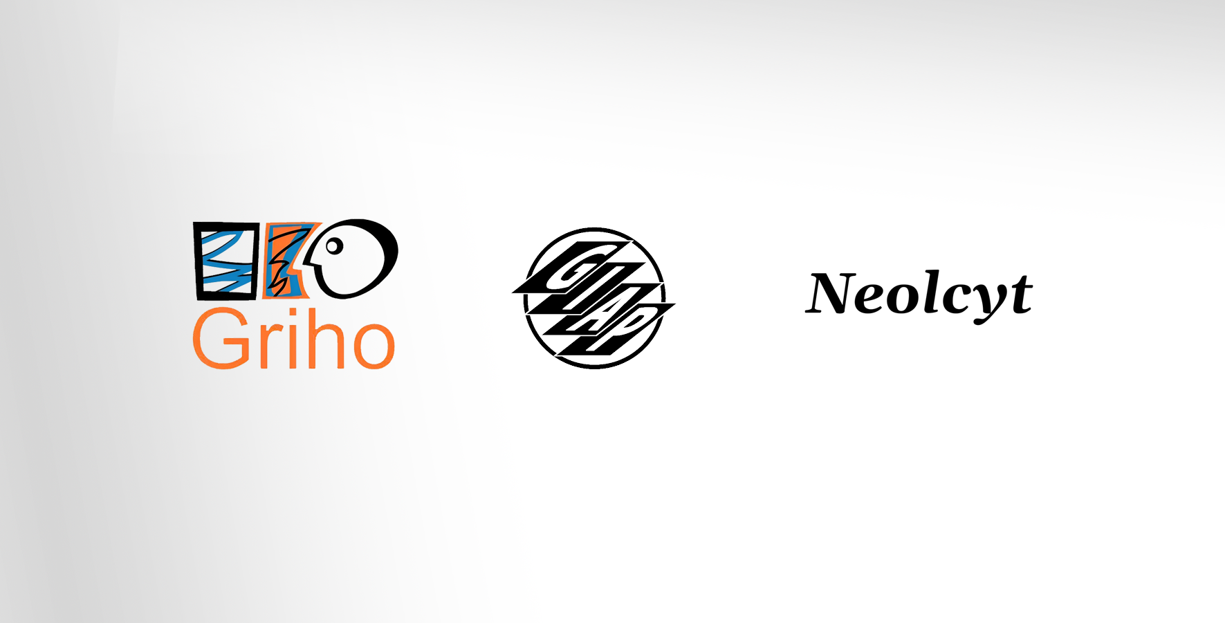 Logotips de GRIHO, GIAP i Neolcyt