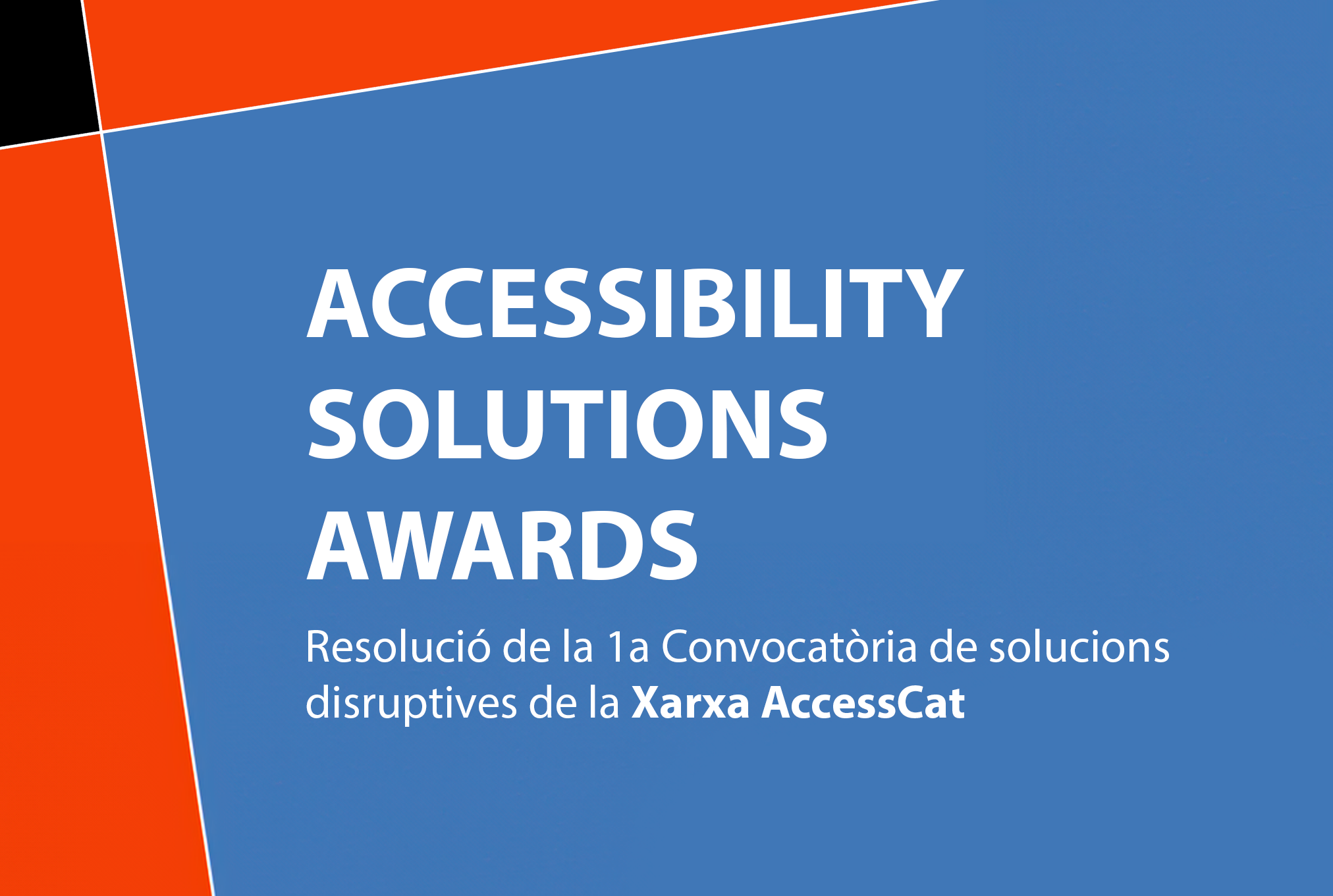 Accessibility Solutions Awards, resolution of the Call for disruptive solutions – 2024