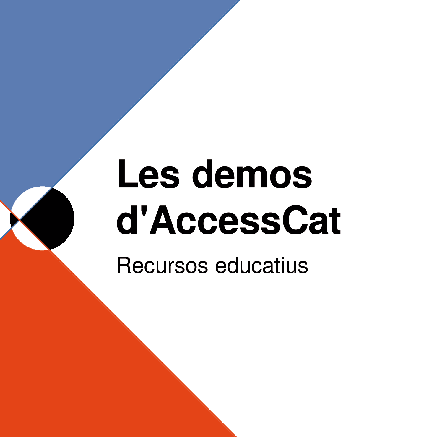 Poster for the event "AccessCat Demos: Educational Resources"
