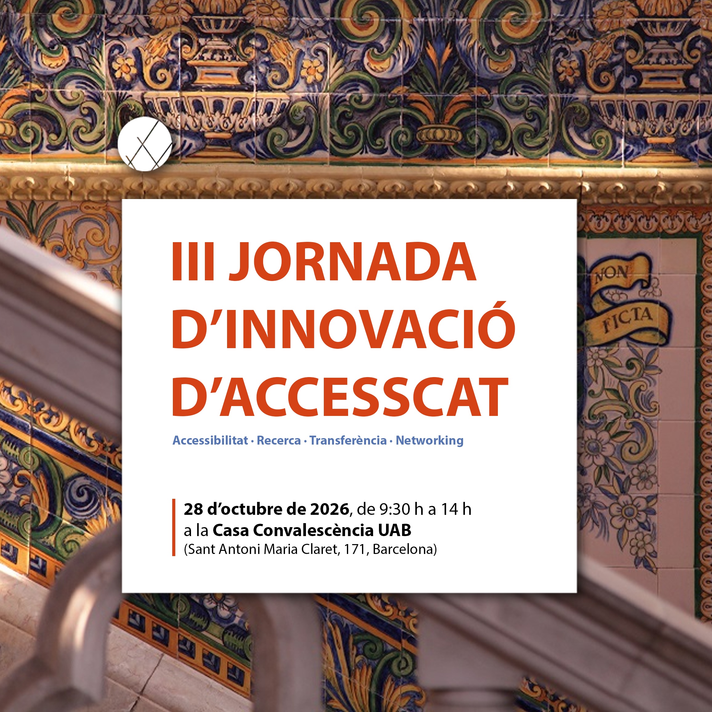 Cartell de la III Jornada d'Innovació d'AccessCat