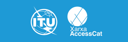 Logo de l'ITU i logo de la Xarxa AccessCat