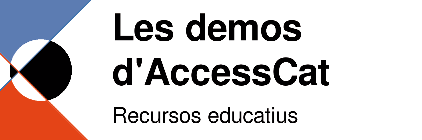 Poster for the event "AccessCat Demos: Educational Resources"
