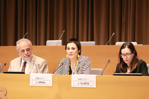 Institutional welcome to the event, by Laia Arnal and Javier Lafuente.